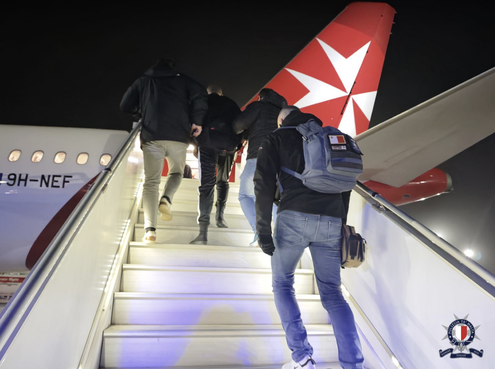 Two more men deported from Malta in latest forced return operation