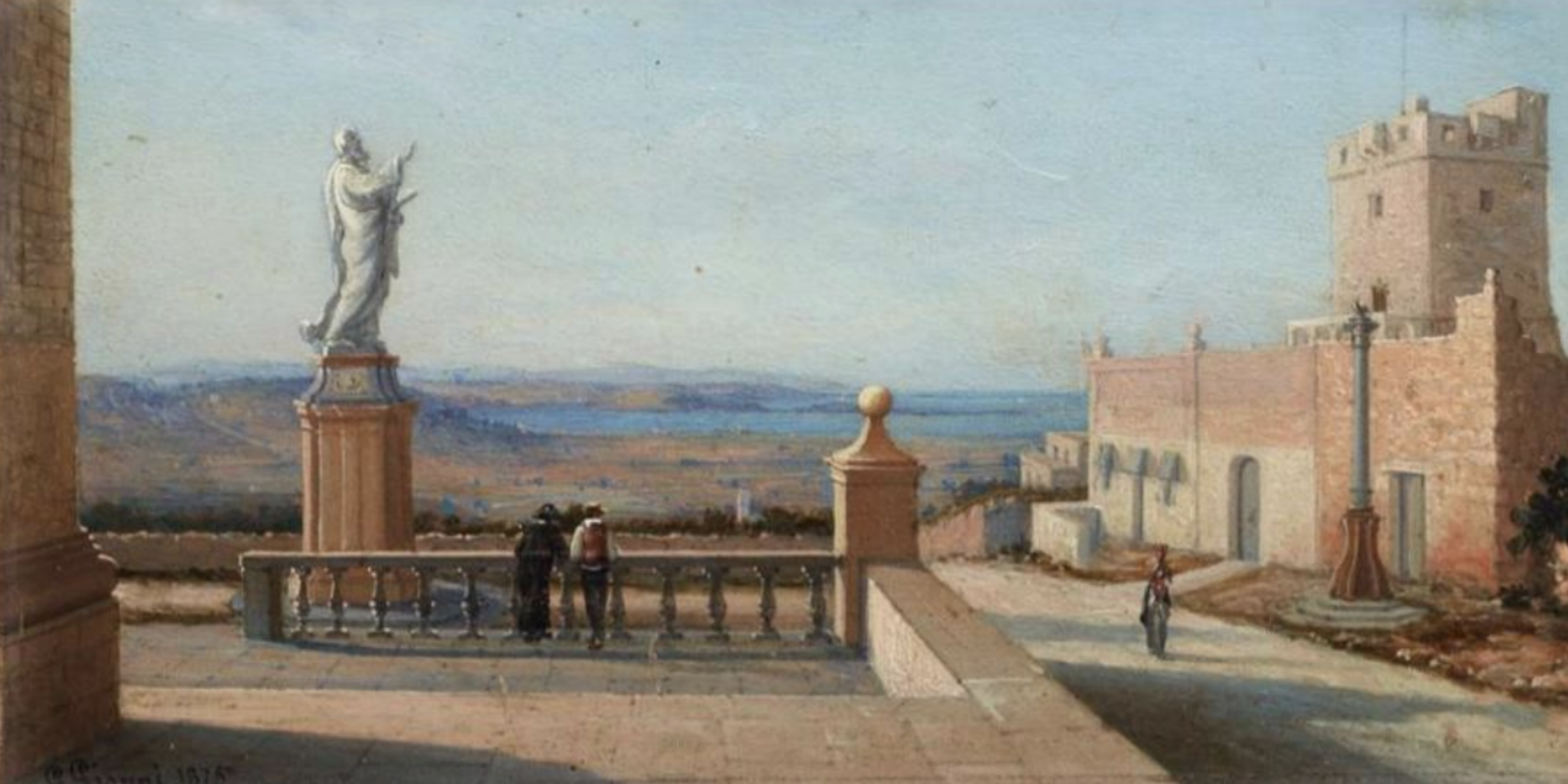 The applicants’ architect has argued that the building in Gianni’s painting was Villa Arrigo, originally Villa Garcin, rather than Villa Degiorgio