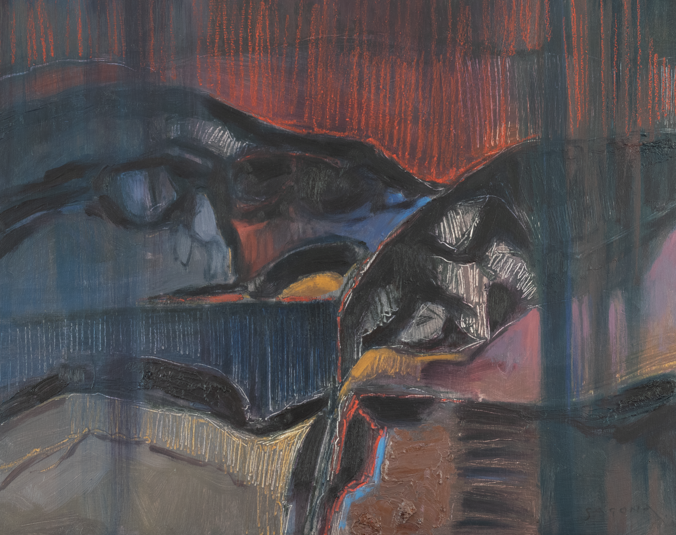 With Crossings, Sagona turns his attention towards territories that exist beyond the boundaries of what can readily be seen or understood