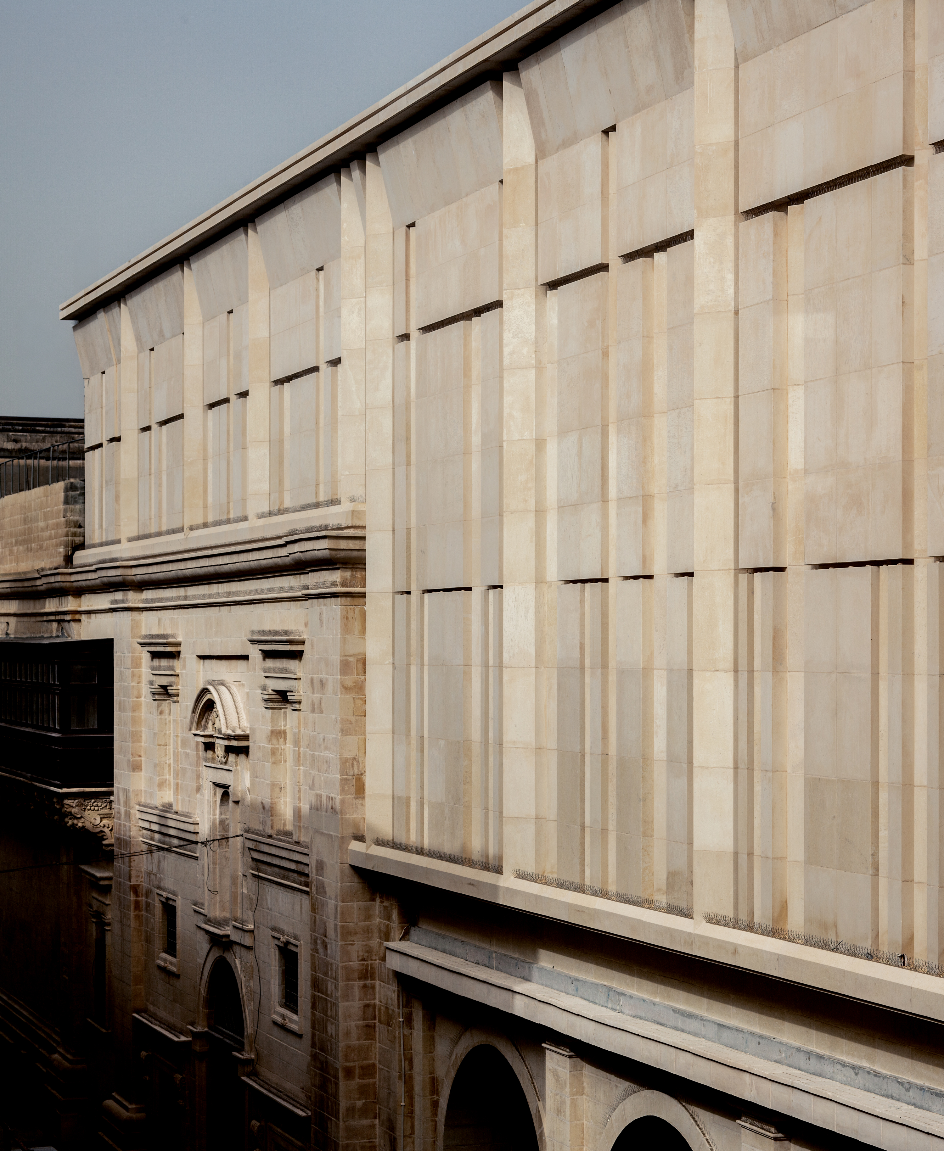St John’s Co-Cathedral Museum Extension, Tapestry Chamber Facade, photo by Julian Vassallo