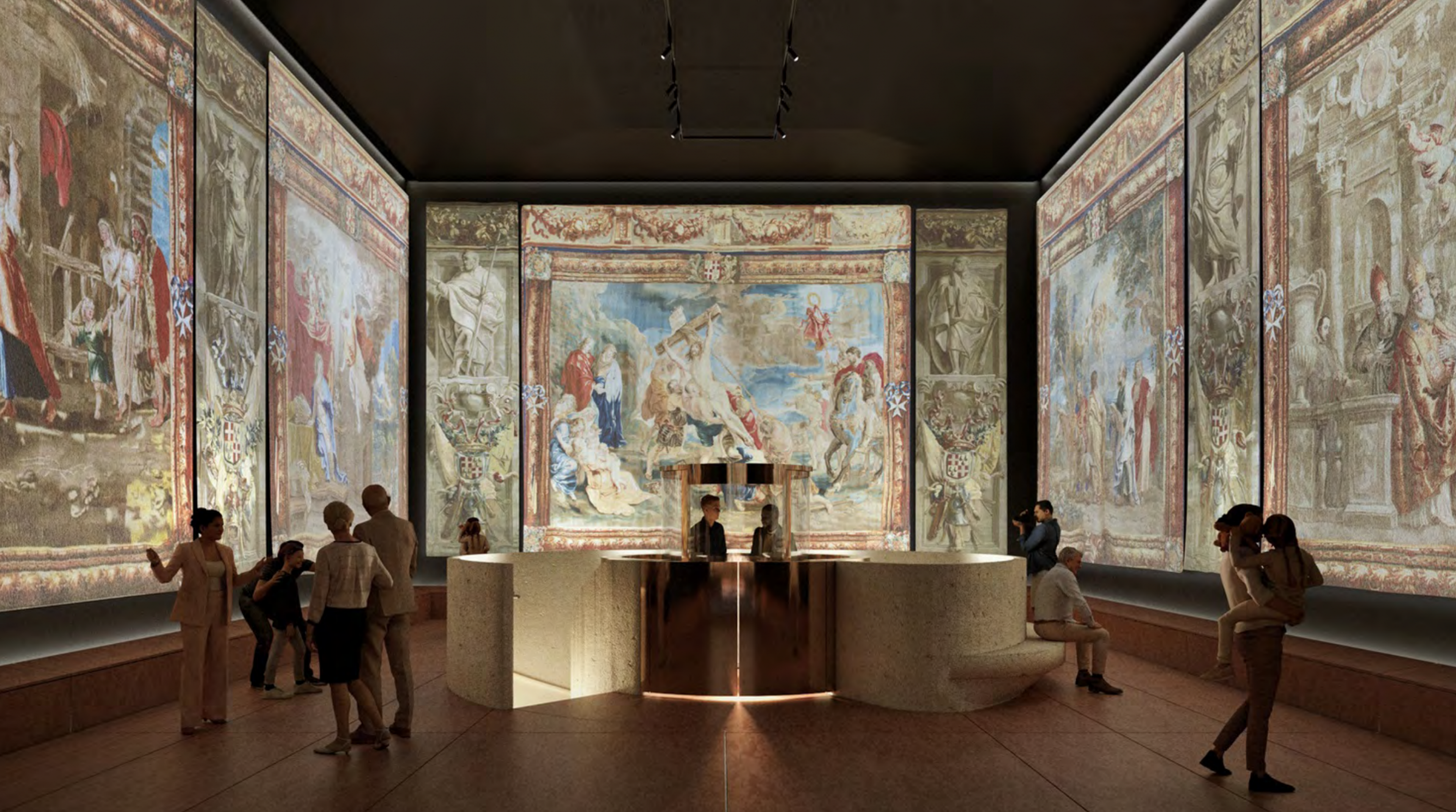 St John’s Co-Cathedral Museum Extension, Tapestry Chamber Visual