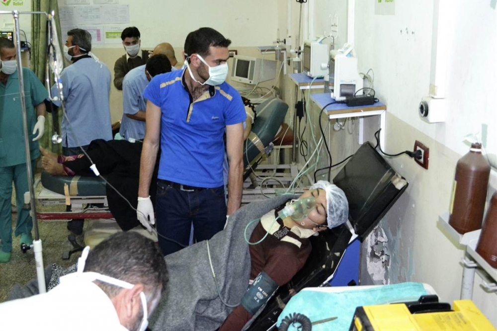 Suspected chlorine attack kills at least three in Aleppo, Syria