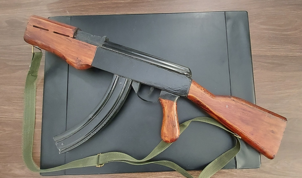 The dummy AK-47 assault rifles were seized in Malta (Photo: Customs)