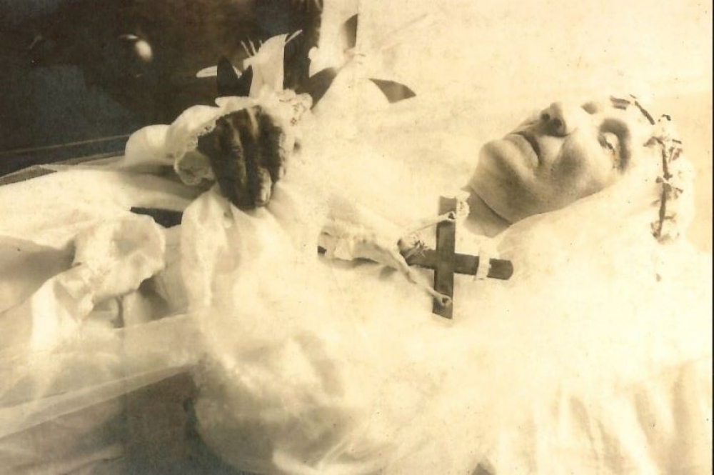 The dead body of Francesca Teresa Parlar