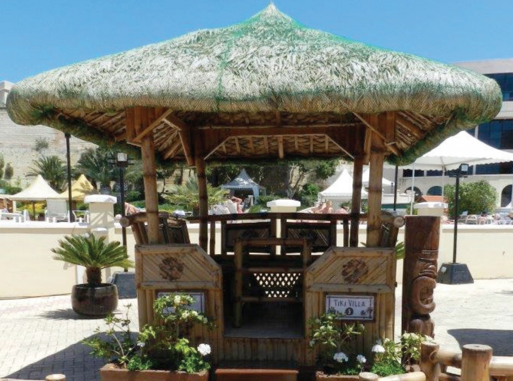 The Tiki Village at the Grand Hotel Excelsior –  sustainable tourism in practice