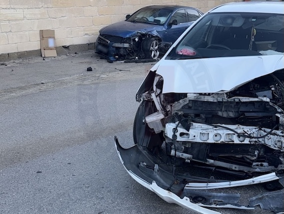 The accident happened in Luqa (Photo: Malta Police Force)