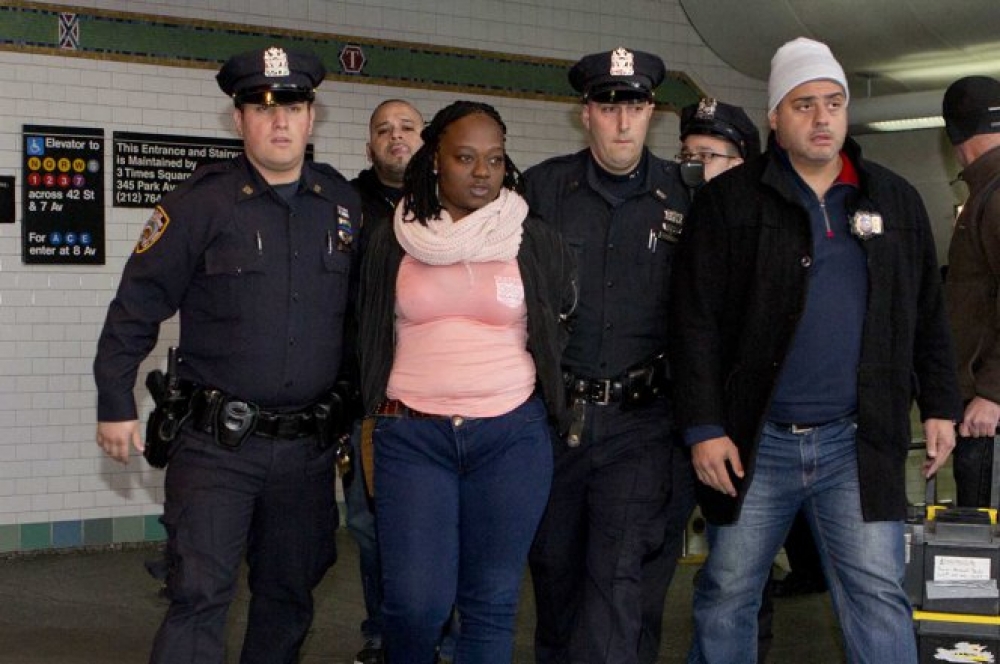 Woman pushed to her death in front of New York subway train