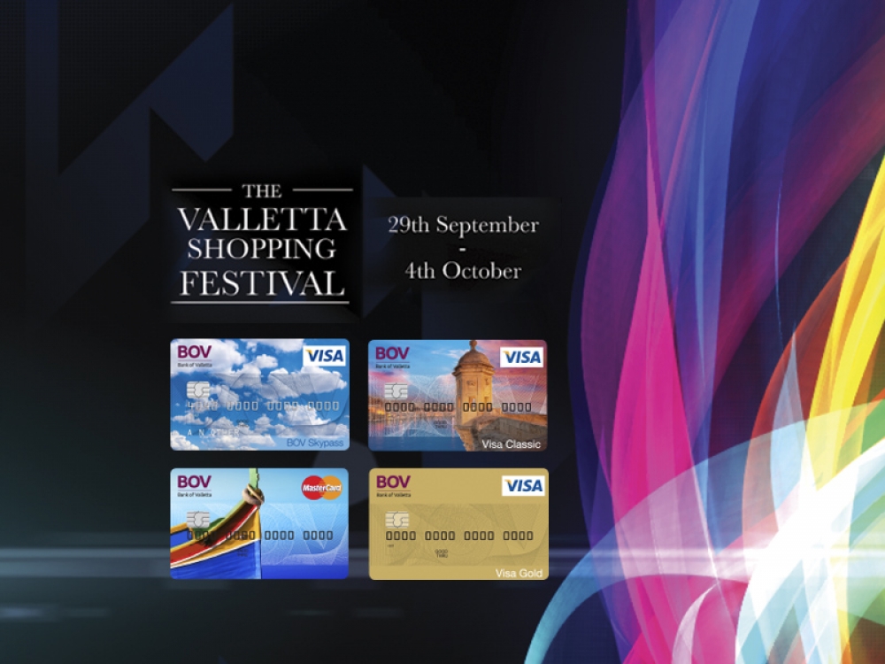 BOV launches credit card promotion for first edition of Valletta Shopping Festival