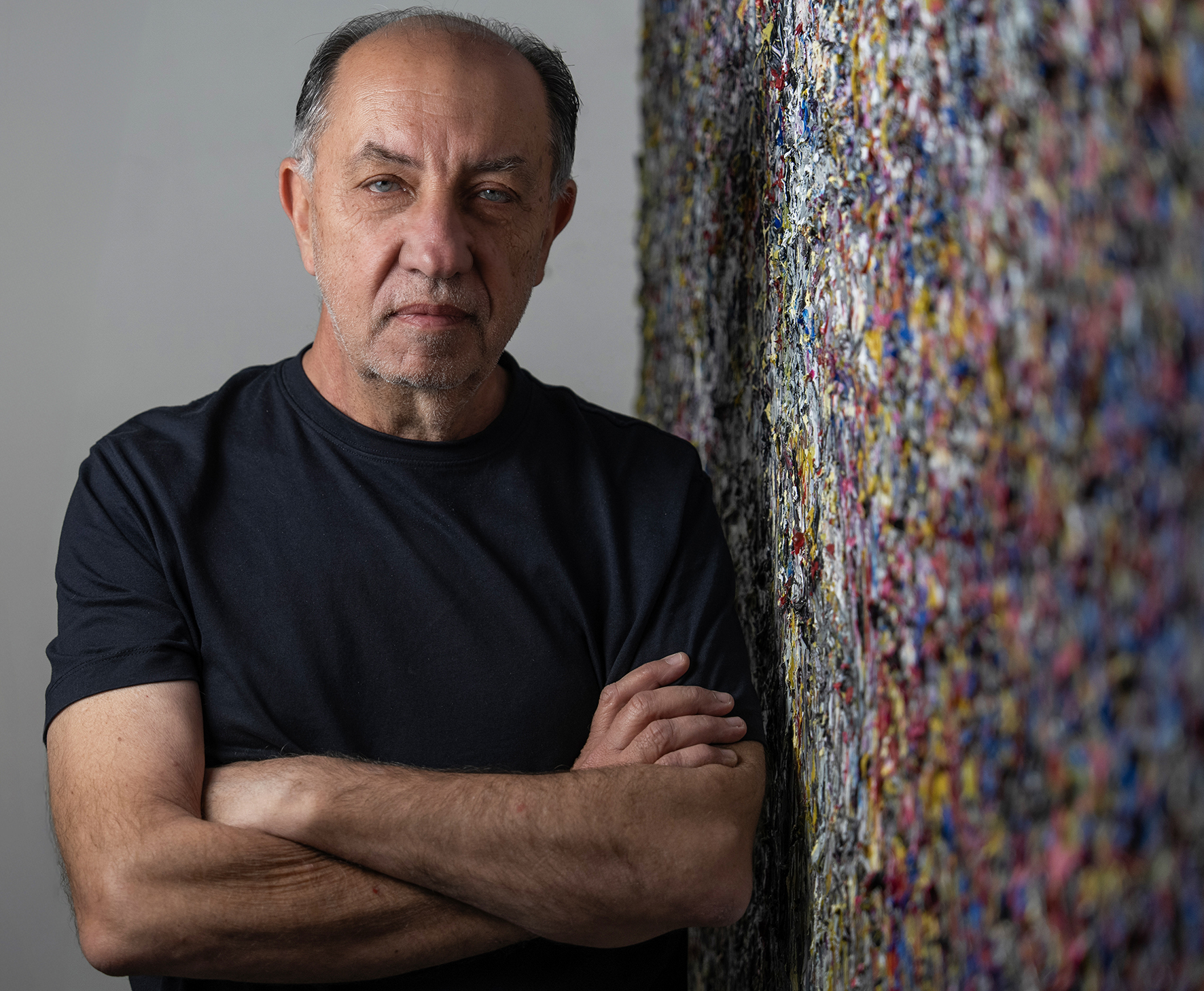 Curator Vince Briffa (Photo: Bernard Polidano)