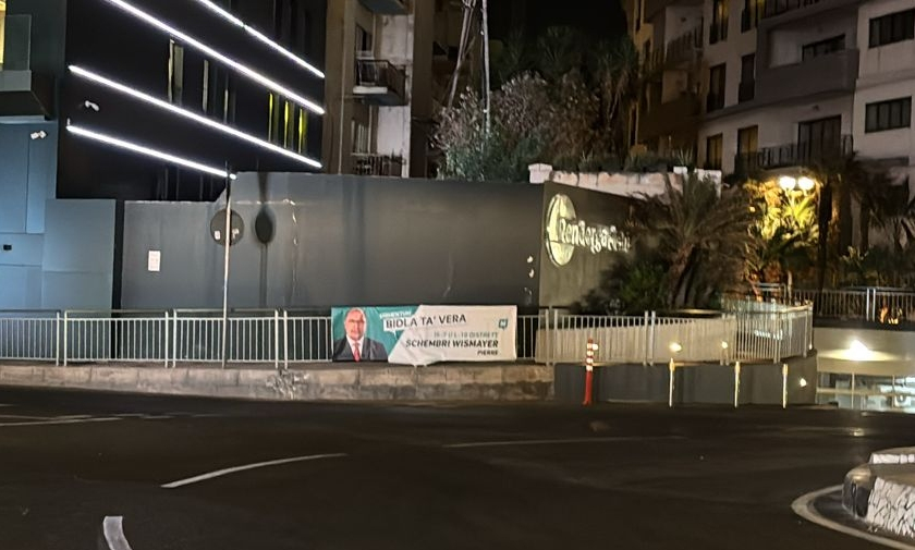 Momentum campaign banners stolen from St Julians