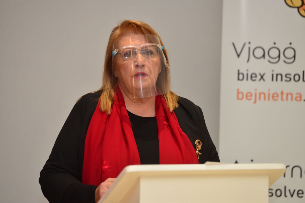 The Malta Foundation for the Wellbeing of Society chair Marie-Louise Colerio Preca