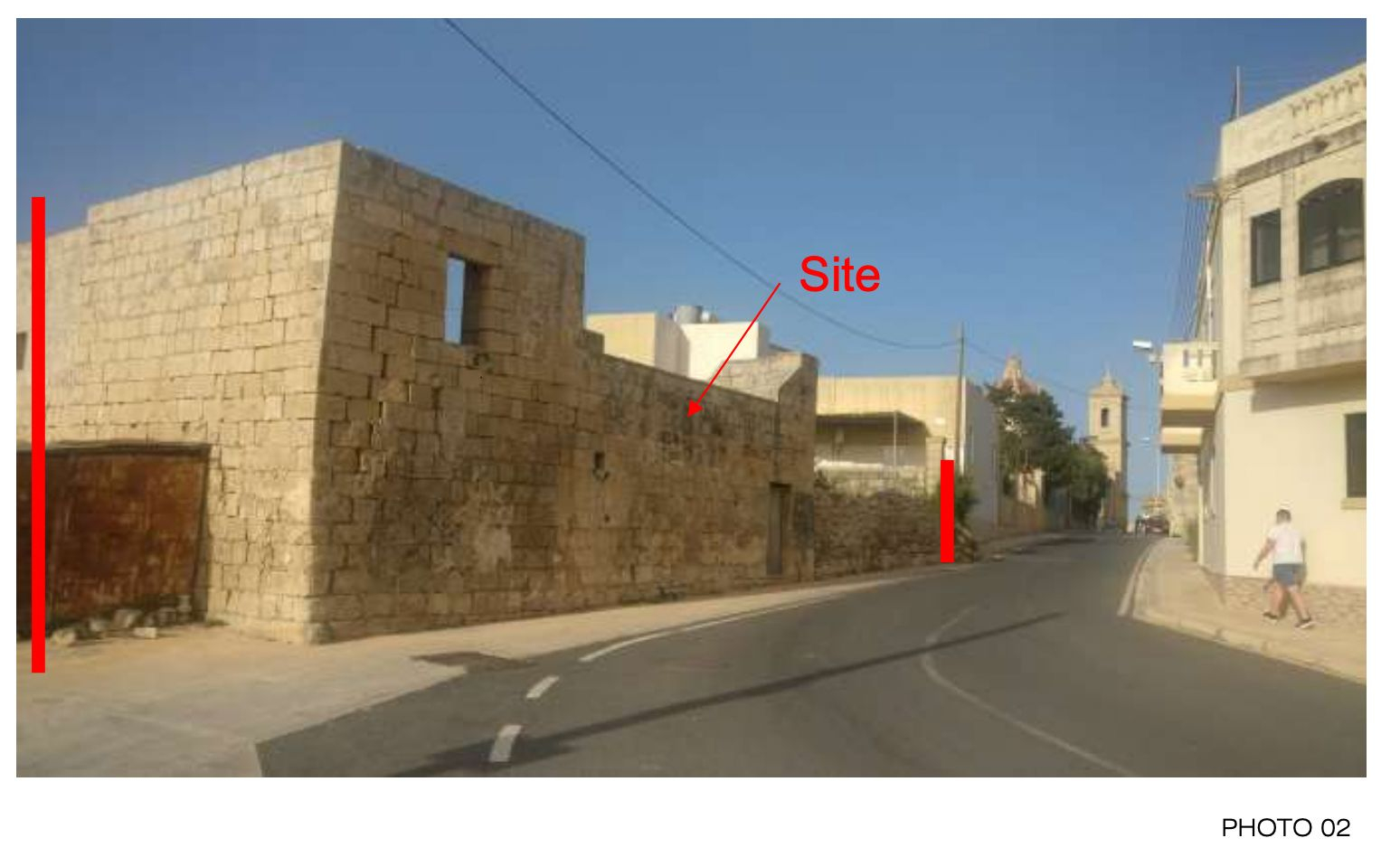 The site of the proposed development