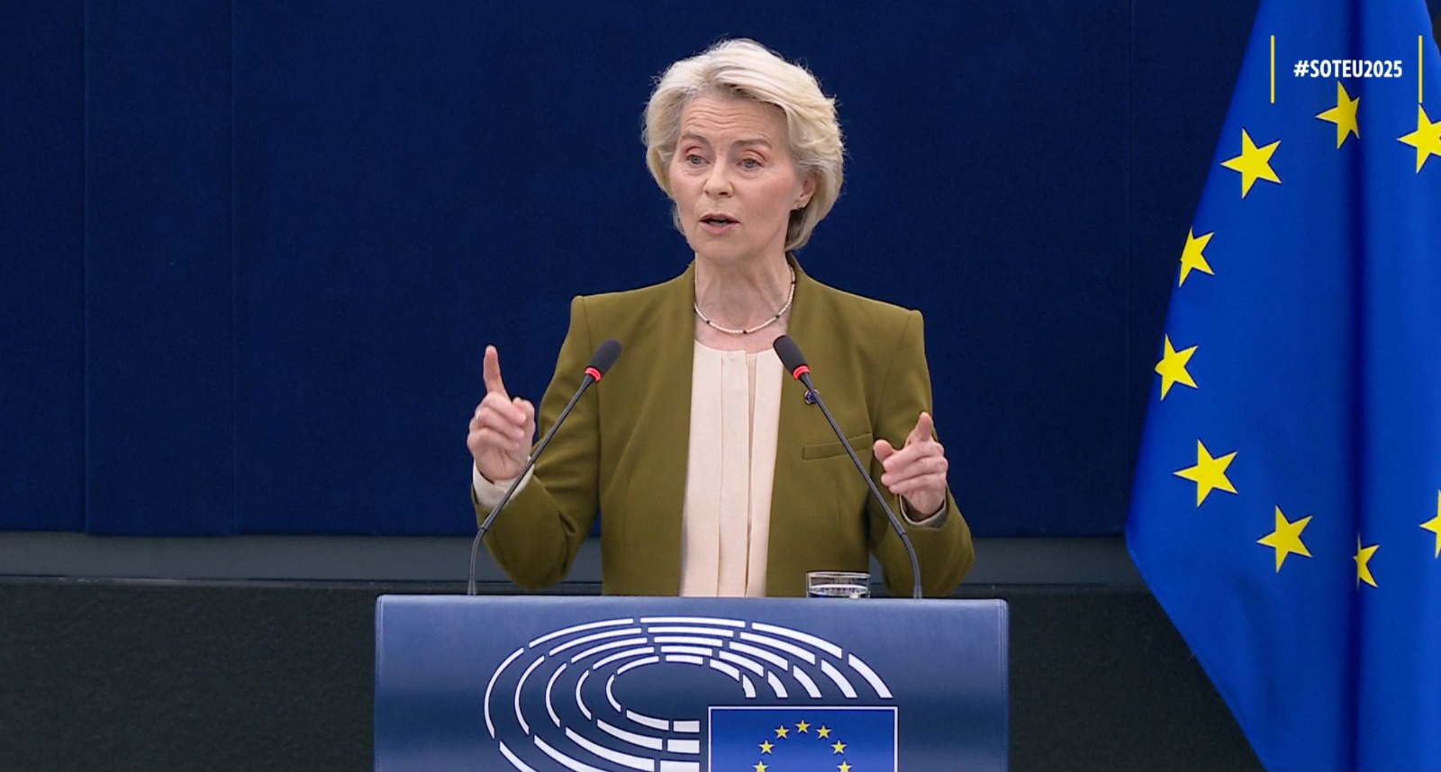 Ursula von der Leyen did not mince words when speaking against the actions of the Israeli goverment during her State of the Union speech