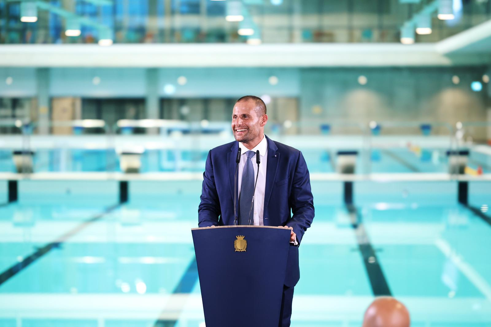 Prime Minister Robert Abela at the inauguration of the pavilion on Wednesday (Photo: DOI)