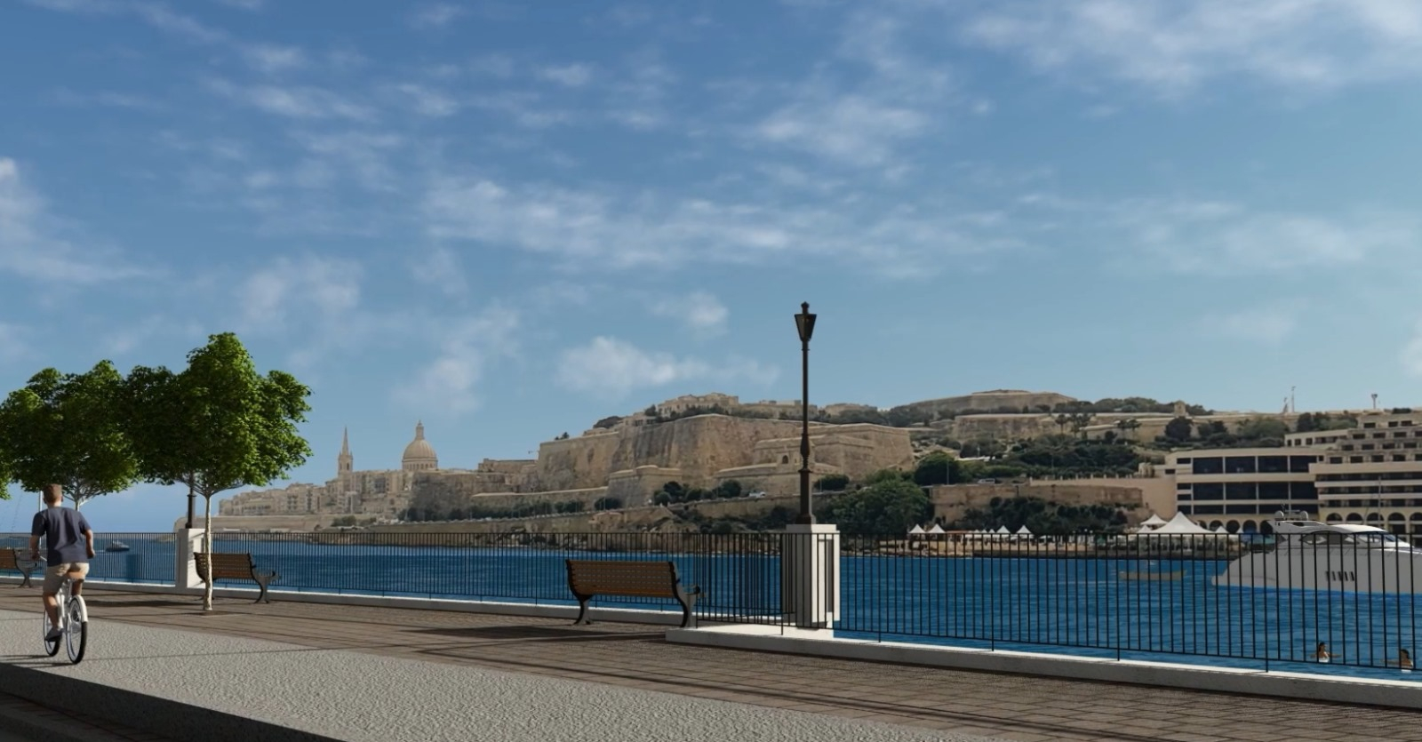 Renders of the regeneration project 