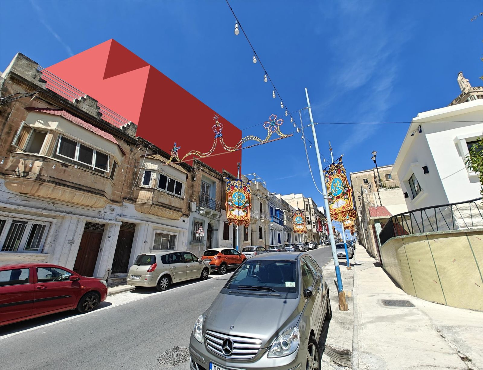 Five-storey block approved a few metres from Pieta church