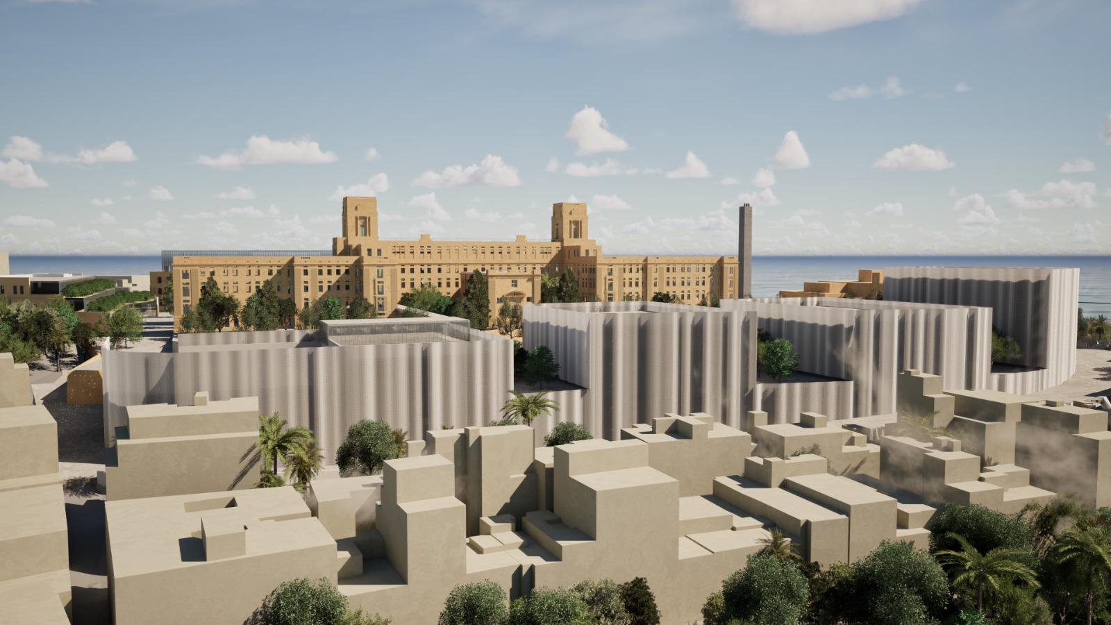 Renders of the upgrading of St Luke's Hospital 