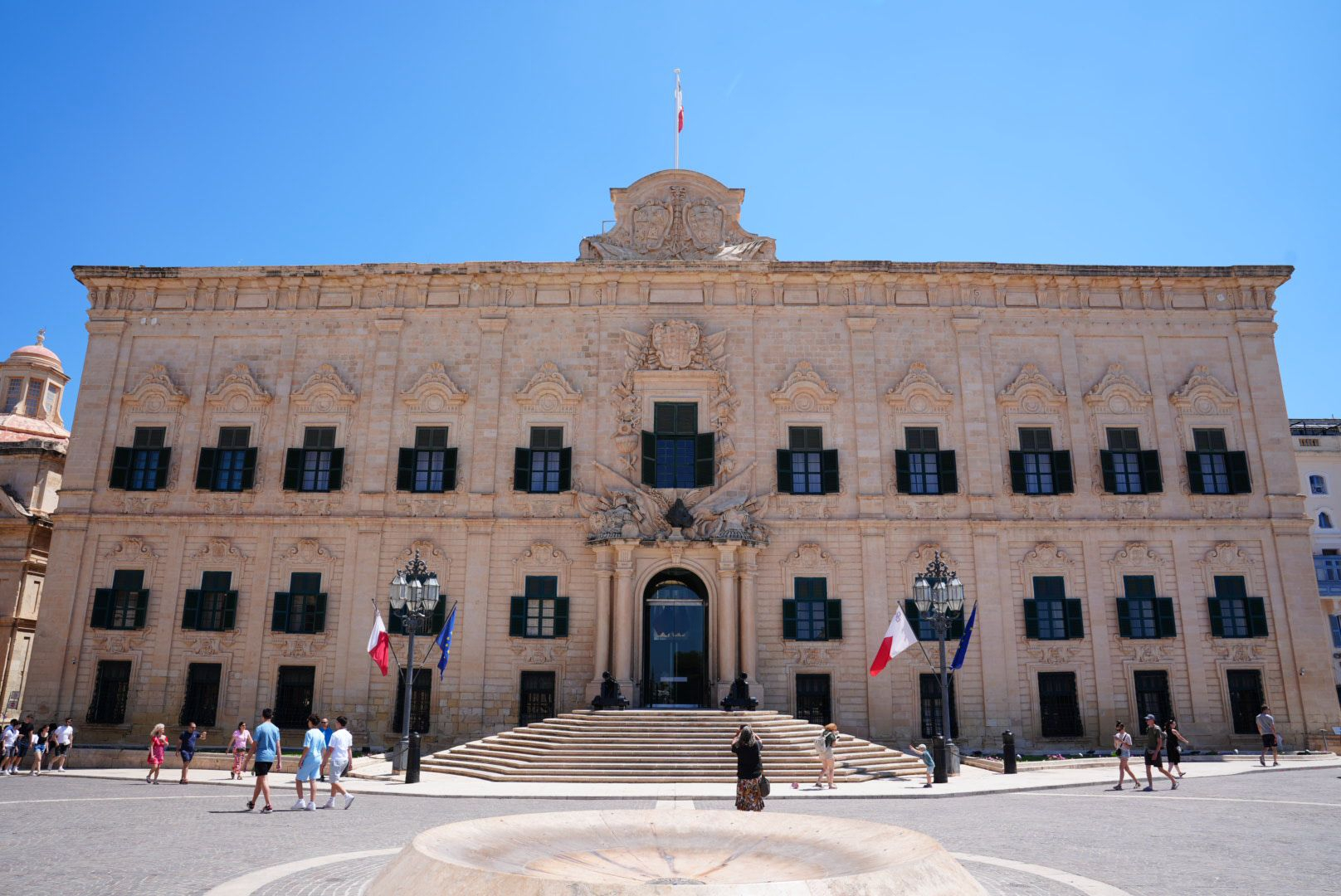 Office of the Prime Minister at Auberge de Castille (Photo: Daniel Tihn/MaltaToday)