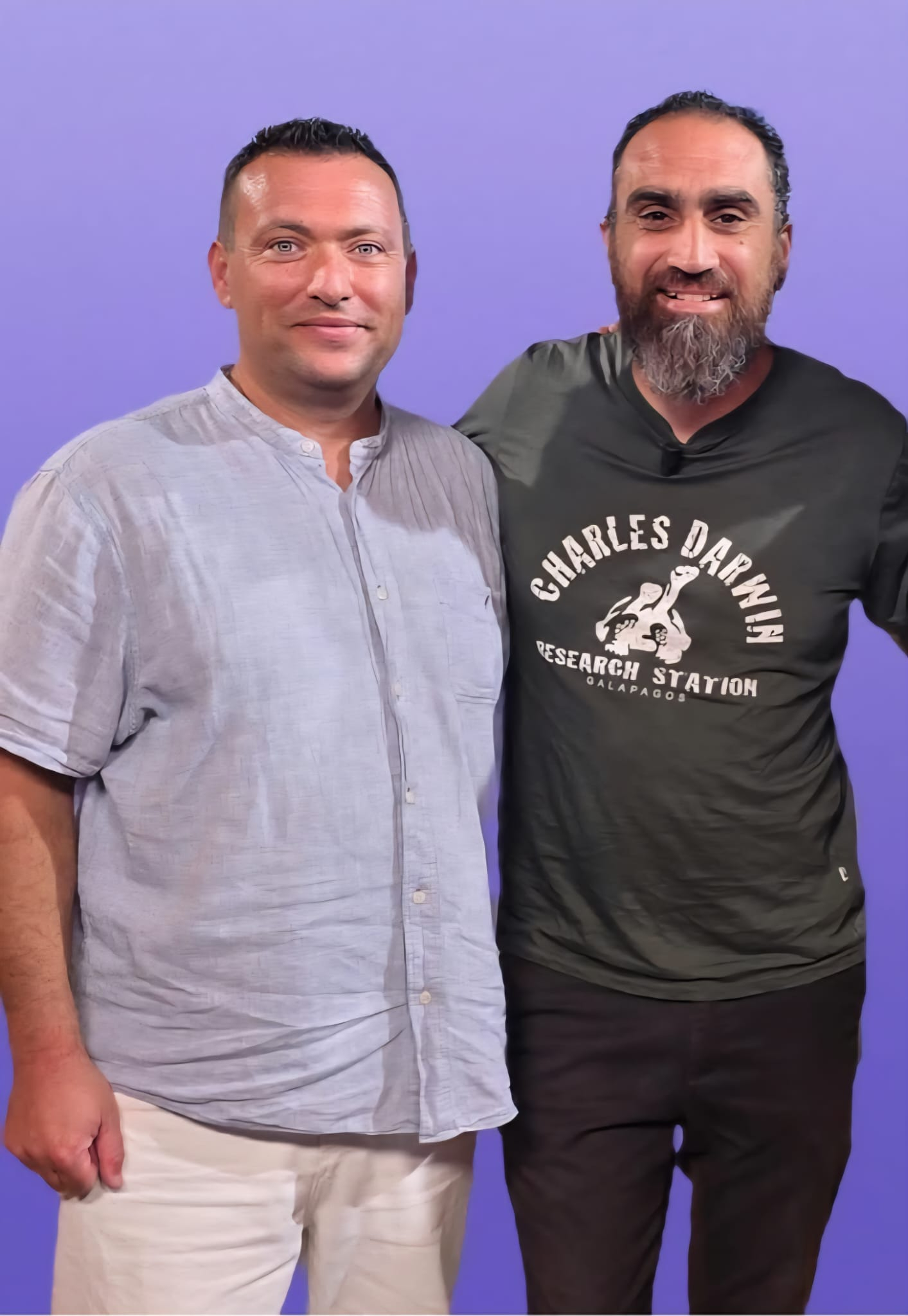 Two of the scientists behind the study: Alan Deidun (left) and Arnold Sciberras (right)