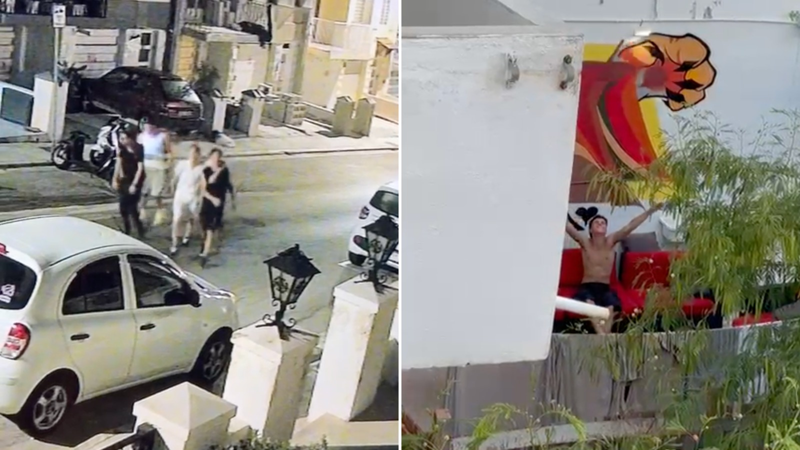 Videos of tourists bothering residents and breaking the law have been making the rounds on social media (Screenshots: Swieqi Pressure Group/Facebook)