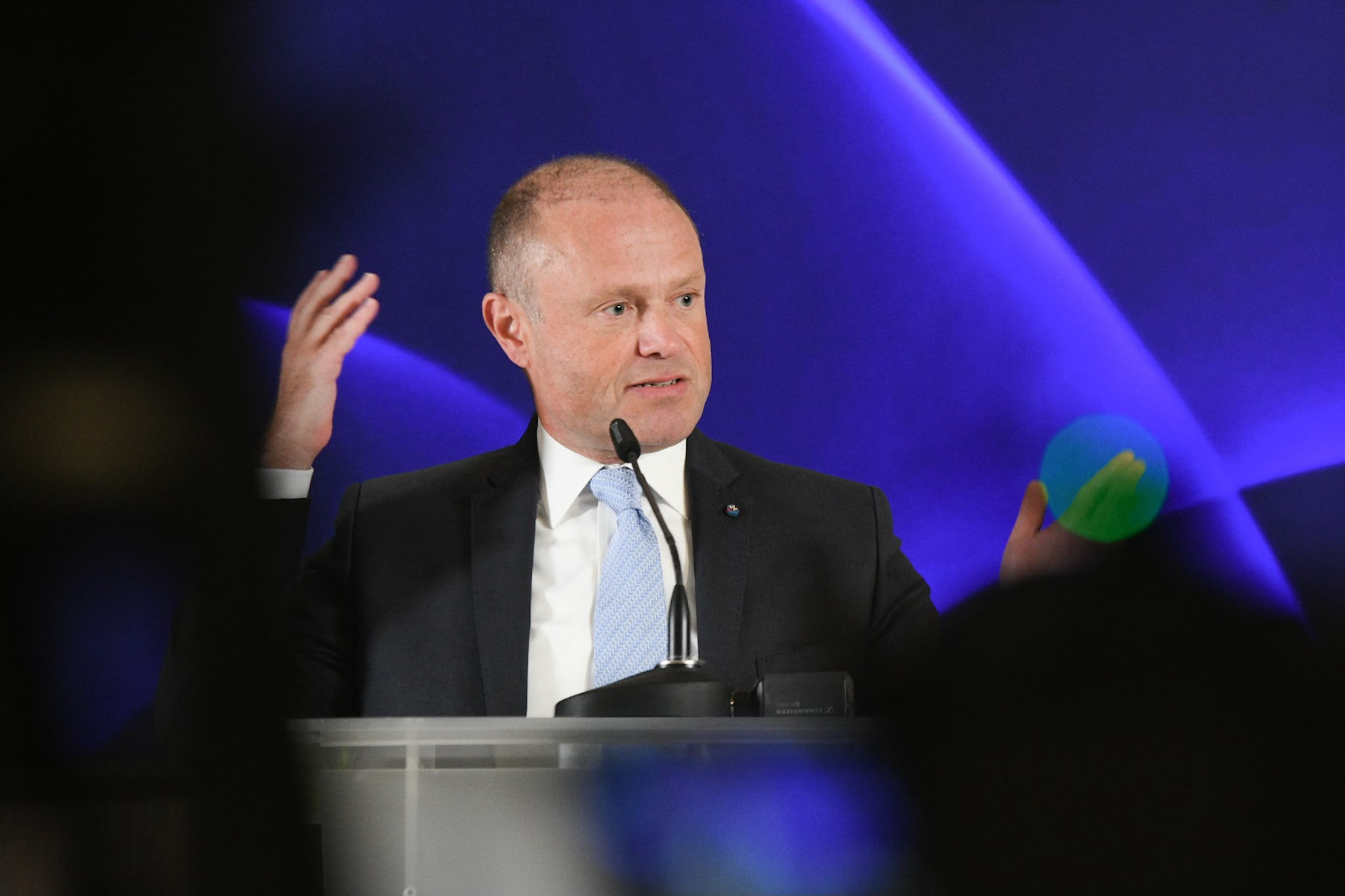 Joseph Muscat addressed a press conference on Wednesday (Photo: James Bianchi/MaltaToday)