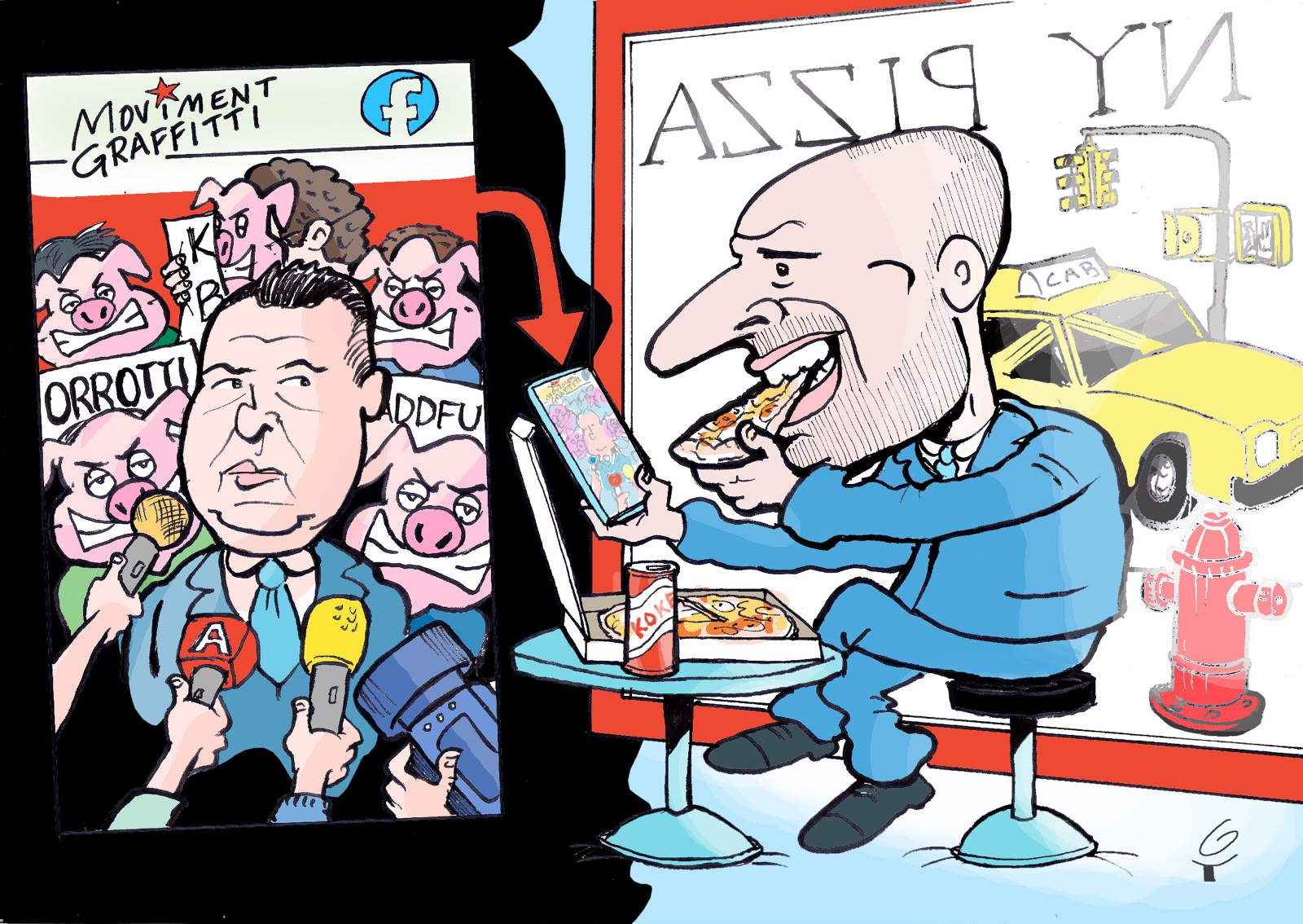 Cartoon by Mikiel Galea
