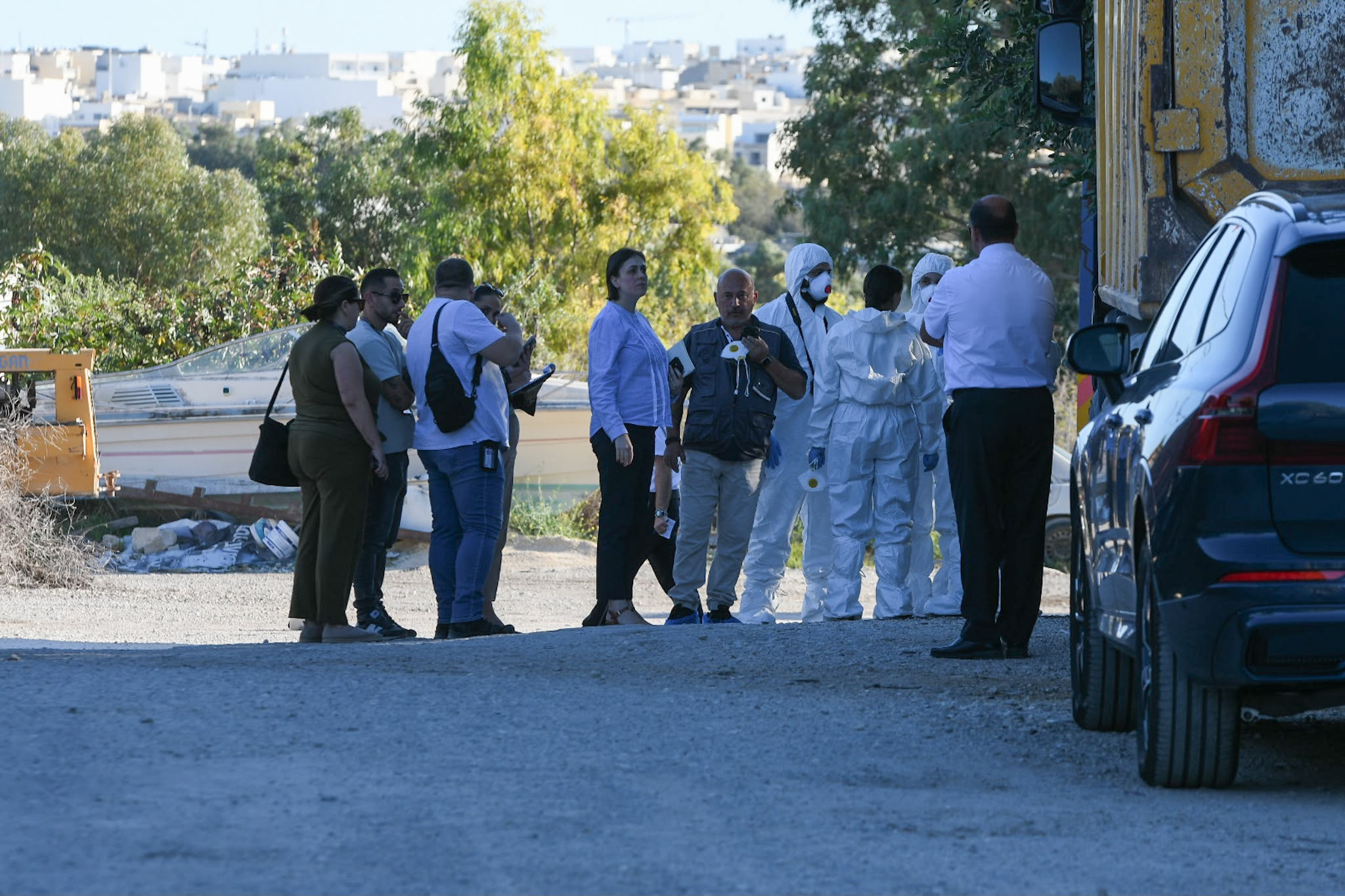 A 72-year-old woman was murdered and her 74-year-old husband was injured in Mqabba on Thursday afternoon (Photo: James Bianchi/MaltaToday)