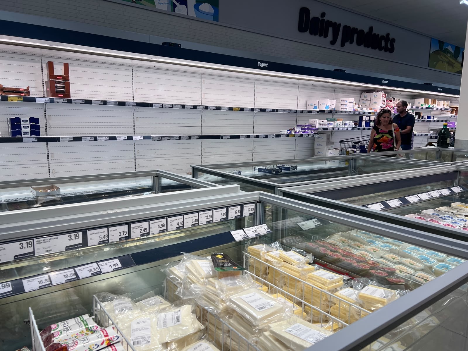 Although it has not been confirmed, this is likely due to trucker protests in Italy over rising diesel prices (Photo: James Bianchi/MaltaToday)