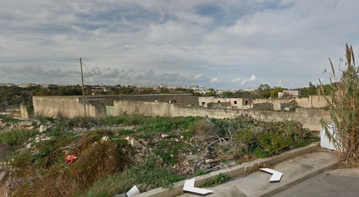 Site of the proposed development in Żejtun 