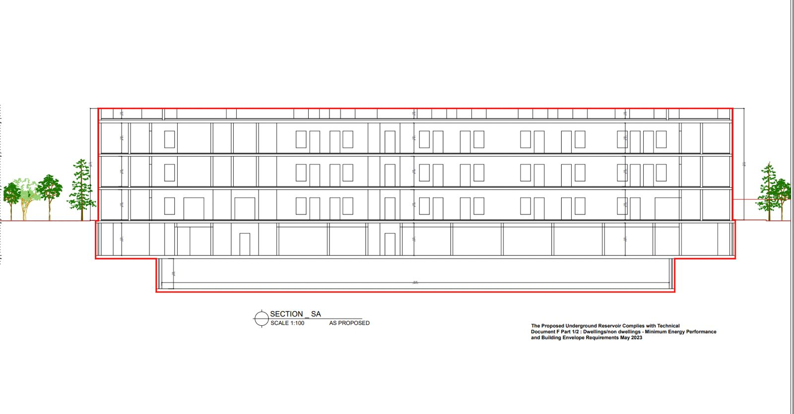 Plans of the proposed development 