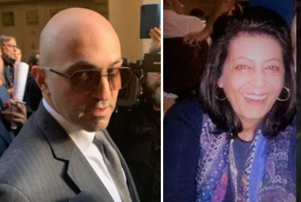 Yorgen Fenech (left) is charged with masterminding the murder of Daphne Caruana Galizia. His mother, Patricia (right), has described the prosecution's submissions on her son's weapons-buying spree as a lie.