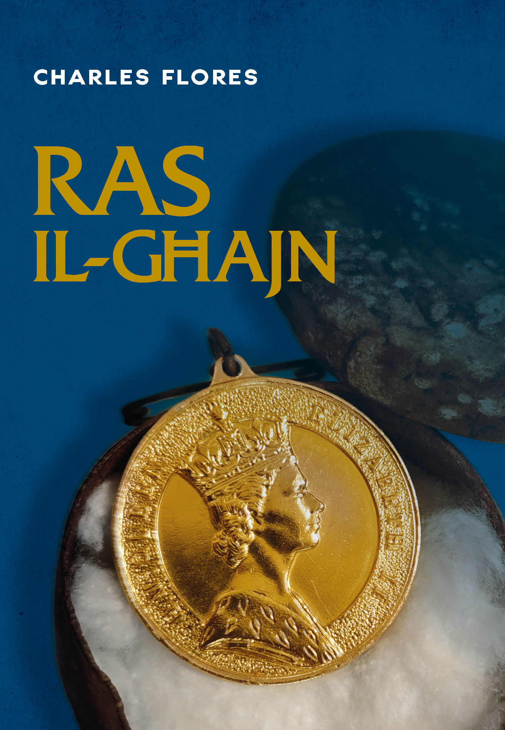 The book cover of “Ras il-Għajn” by Charles Flores