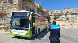 Updated | Karmenu Muscat identified as driver who died after empty bus crushed him against a wall