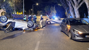Driver, 20, fighting for his life after Lija traffic accident