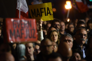 Vigil speakers call for continued fight for rule of law in Daphne's memory