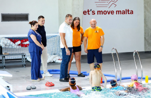 Free swimming lessons for young children launched in Cottonera