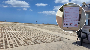 Planning Authority orders removal of illegal structure at St Thomas Bay car park