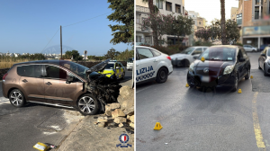 Three people including five-year-old girl injured in separate road accidents