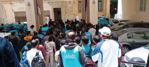 Some 200 Wolt food couriers join General Workers Union