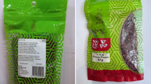 Food warning issued on Sichuan Pepper product