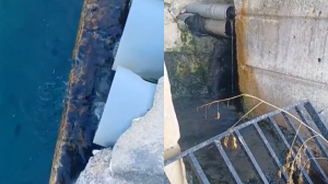 Drainage found in water runoff pipes underneath the area of Neptune’s and St Julian’s pitch