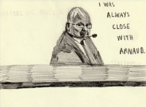 Yorgen Fenech’s trial by jury through the eyes of a sketch artist