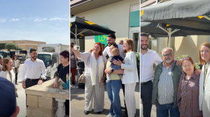 Roberta Metsola hits the campaign trail with Alex Borg in Mellieħa