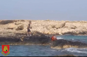 WATCH | Man rescued by AFM at Fra Ben in Qawra