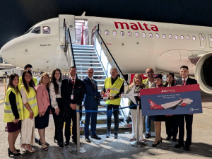 KM Malta Airlines celebrates launch of new Palermo service