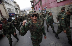 Bolivian army chiefs dismiss protesting soldiers