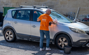 Group of BOV employees volunteer at id-Dar tal-Providenza