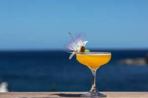 Cocktails and sea views at Corinthia St. George's Broadside Terrace