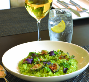 Broccoli and Parmesan risotto