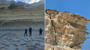 St Peter's Pool shut off again as cracked cliff remains a danger